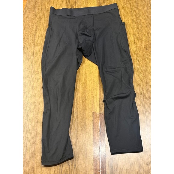 Lululemon‎ Mens Surge Light Tight Reflective Lightweight  L Black - Picture 1 of 12